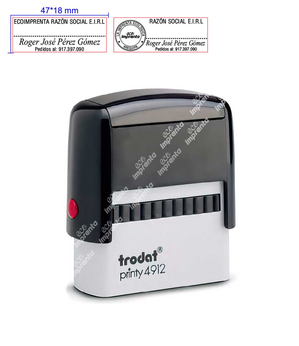 SELLO TRODAT 4912 SIN TAPA (47*18 MM)