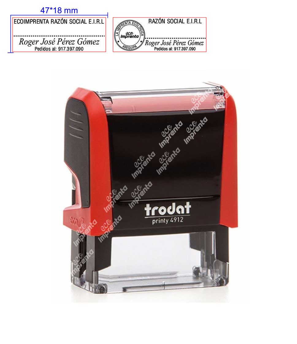 SELLO TRODAT 4912 CON TAPA (47*18 MM)