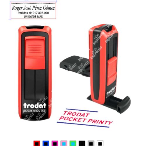 SELLO DE BOLSILLO TRODAT 9511 (38*14 MM)