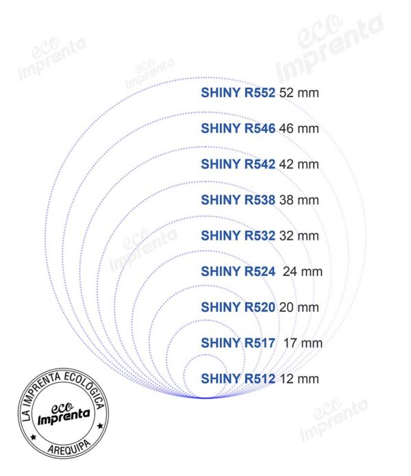 SELLO REDONDO SHINY