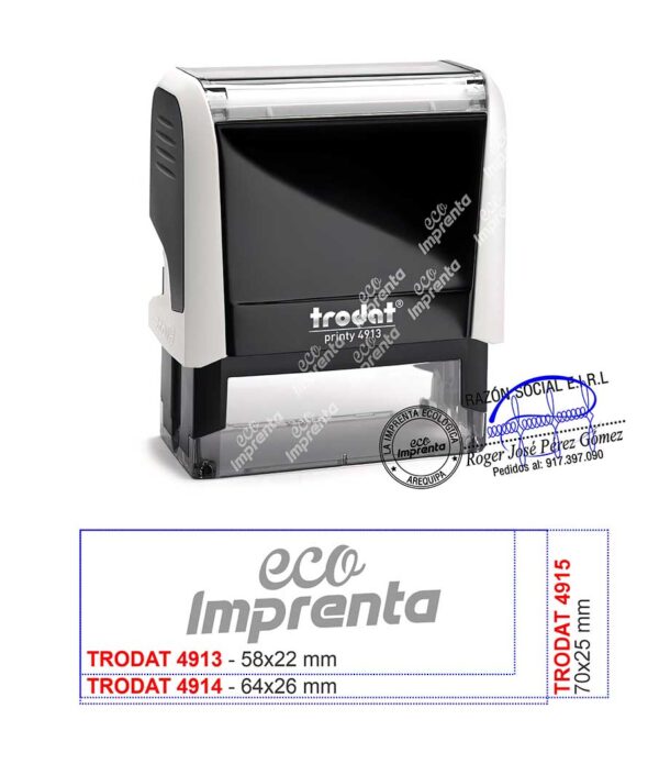 SELLO TRODAT 4913 - 4914 - 4915