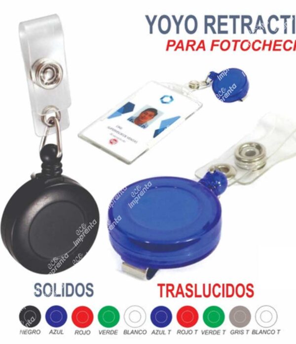 YOYÓ PARA FOTOCHECK