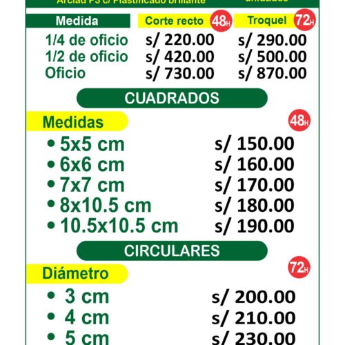 ETIQUETAS ADHESIVAS