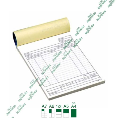 FORMATOS CON AUTOCOPIATIVO