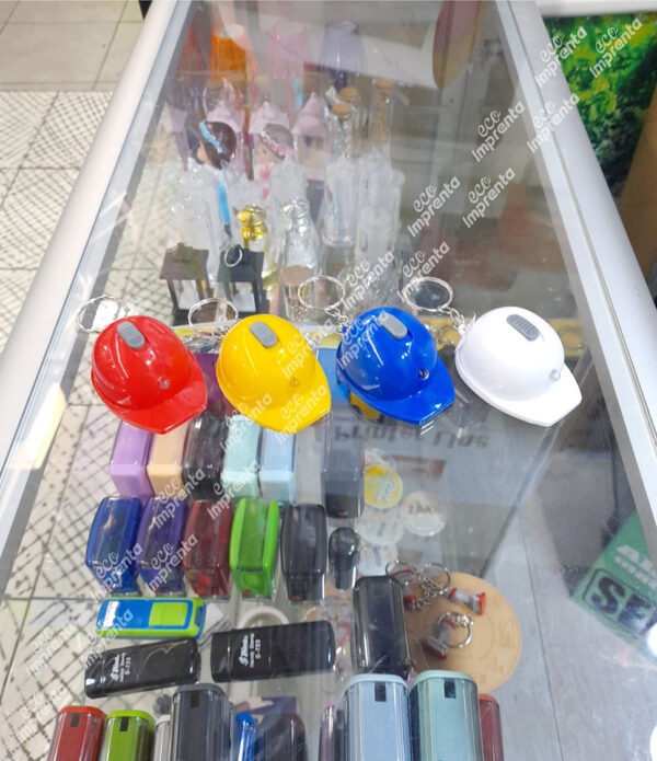 LLAVERO CASCO CON LINTERNA