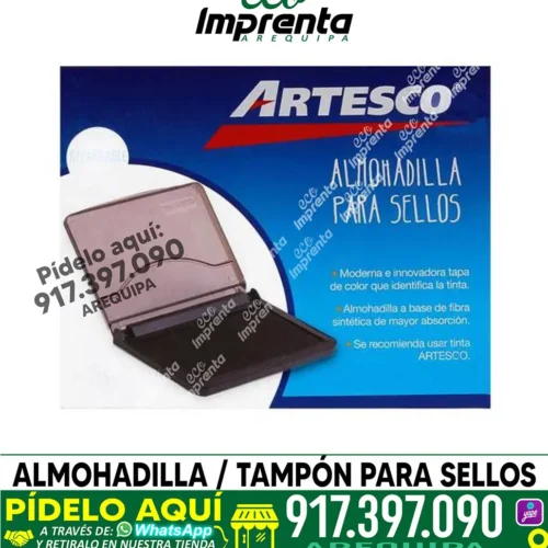 TAMPÓN PARA SELLO MARCA ARTESCO