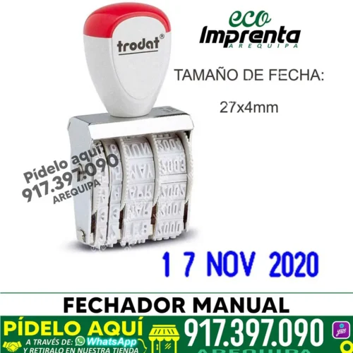 SELLO FECHADOR MANUAL TRODAT 1010