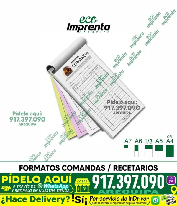 FORMATOS CON AUTOCOPIATIVO