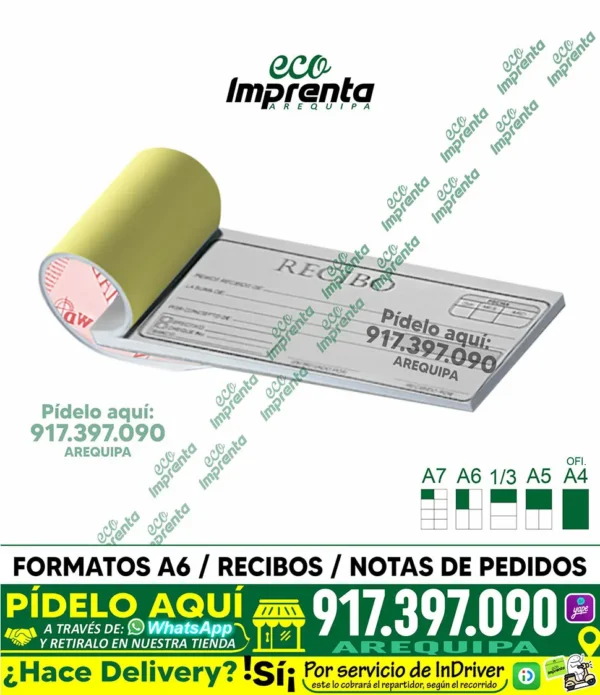 FORMATOS CON AUTOCOPIATIVO