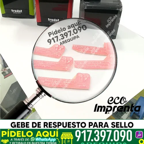 GEBE DE REPUESTO PARA SELLOS AUTOMÁTICOS HECHO POLÍMERO
