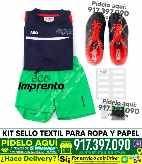 SELLO ESTAMPAR (TELAS, ROPA, PLÁSTICOS)