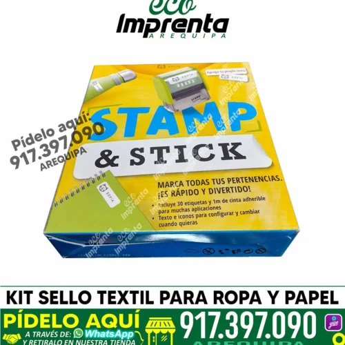 SELLO ESTAMPAR (TELAS, ROPA, PLÁSTICOS)