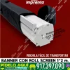 BANNER 2*1 M CON ROLL SCREEN