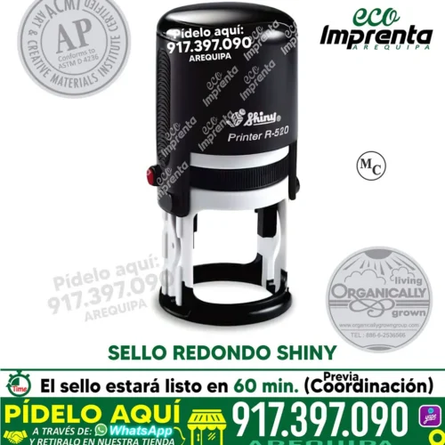 SELLO REDONDO SHINY