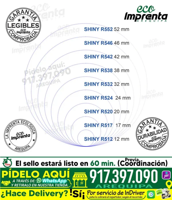 SELLO REDONDO SHINY