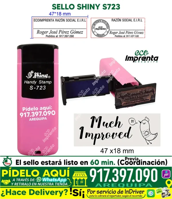 SELLO DE BOLSILLO SHINY S723 (47*18 MM)