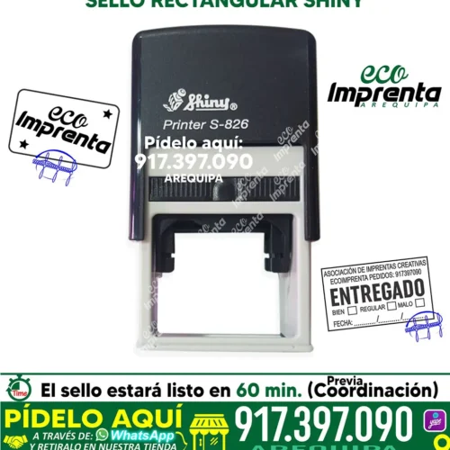 SELLO RECTANGULAR SHINY
