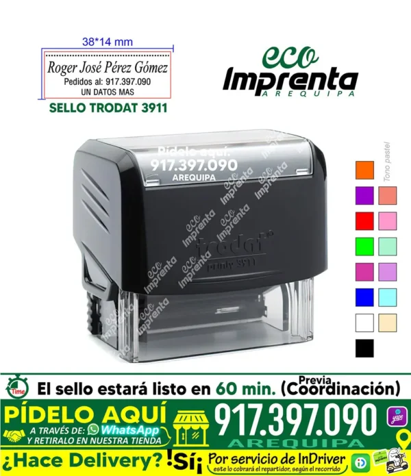 SELLO TRODAT 3911 (38*14 MM)
