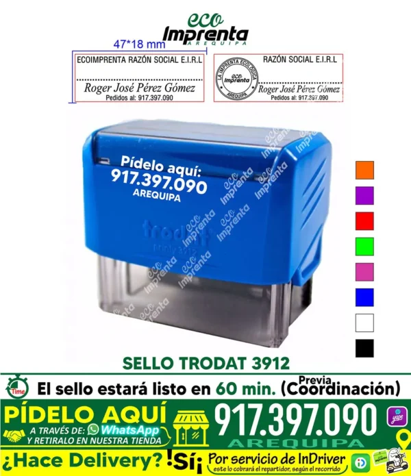 SELLO TRODAT 3912 (47*18 MM)