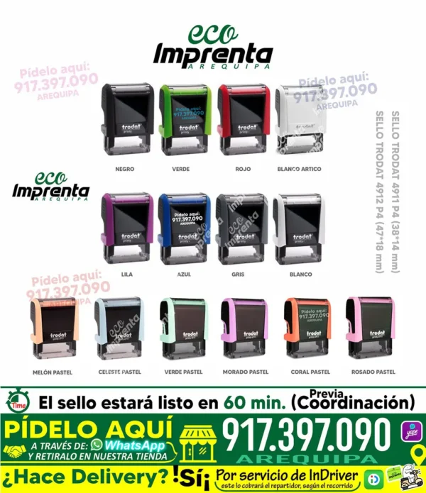 SELLO TRODAT 4911 CON TAPA (38*14 MM)