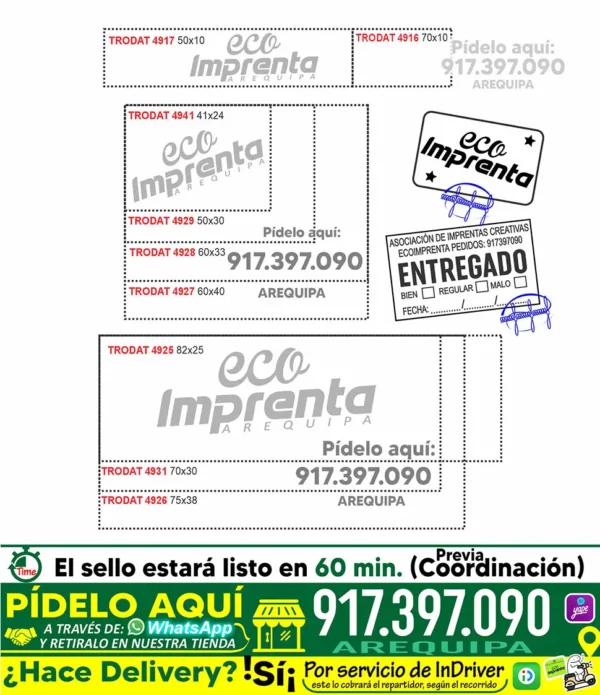 SELLO RECTANGULAR TRODAT