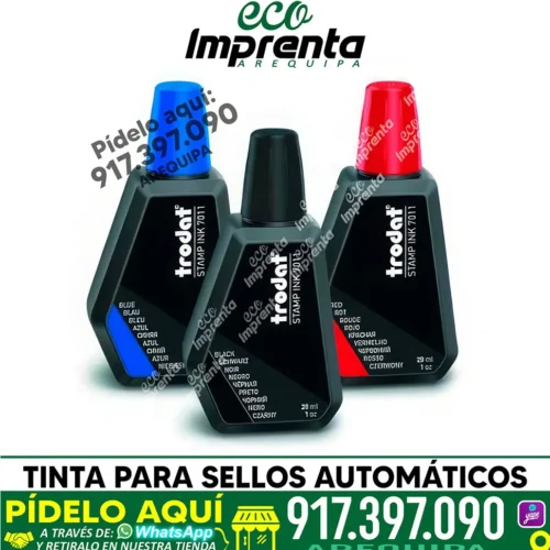 TINTA PARA ALMOHADILLA DE SELLO MARCA TRODAT