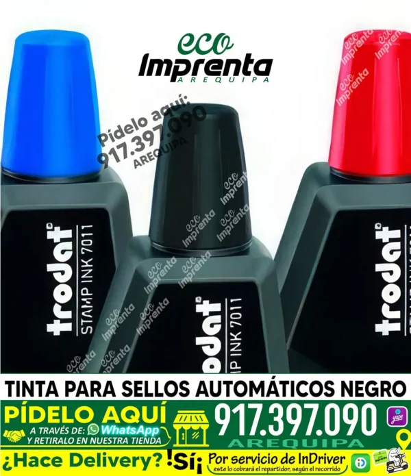 TINTA PARA ALMOHADILLA DE SELLO MARCA TRODAT