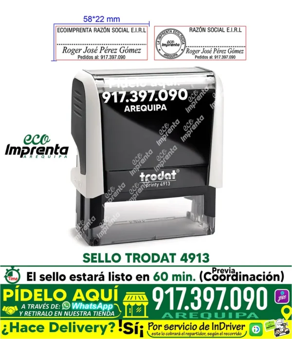 SELLO TRODAT 4913 - 4914 - 4915