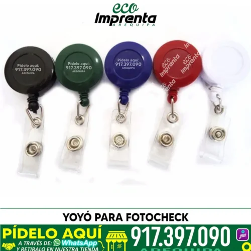 YOYÓ PARA FOTOCHECK