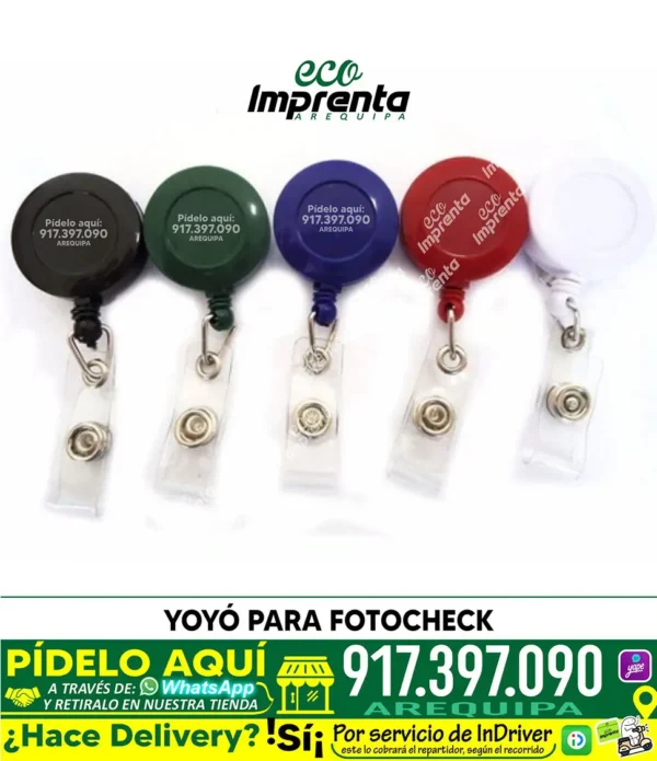 YOYÓ PARA FOTOCHECK